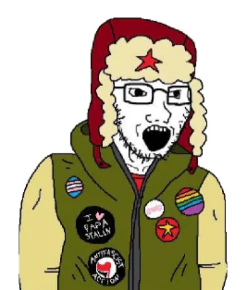 Template meme leftist wojak