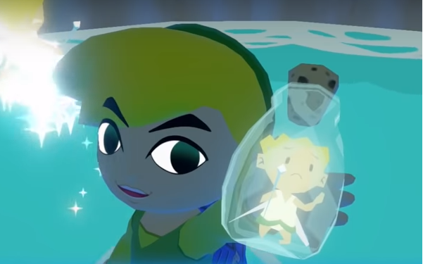 Template meme Legend of Zelda fairy in a bottle