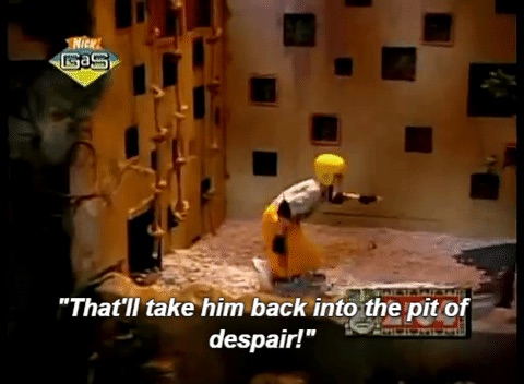Template meme Legends of the Hidden Temple: Pit of Despair