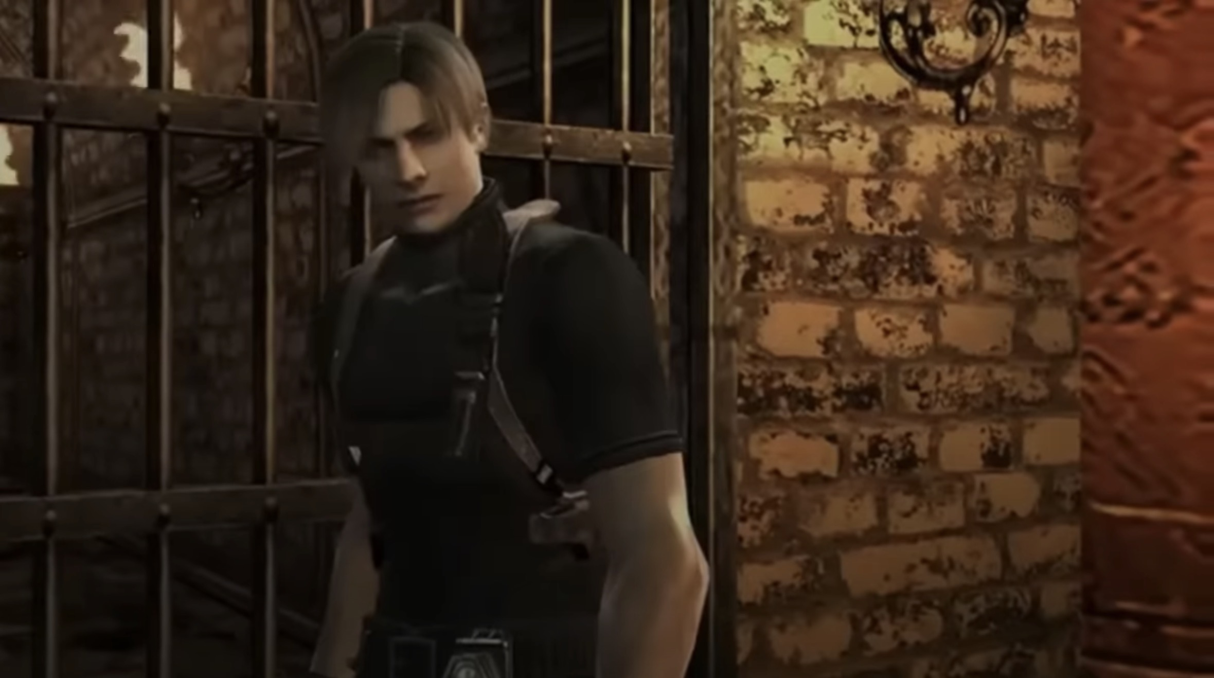 Plantilla de meme Leon Kennedy stare