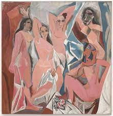 Template meme Les Demoiselles d'Avignon
