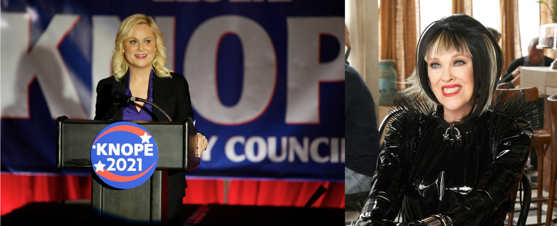 Template meme Leslie Knope & Moira Rose for City Council