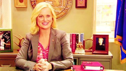 Plantilla de meme leslie knope waffles