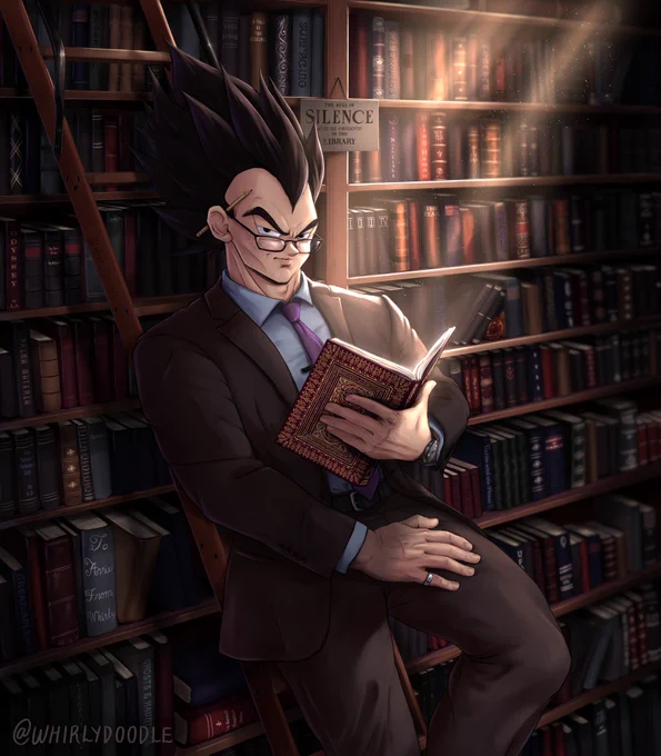 Plantilla de meme Librarian Vegeta