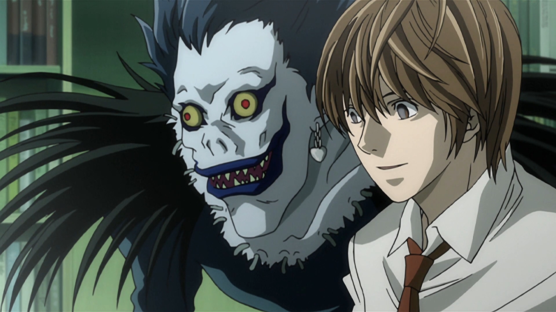 Plantilla de meme Light and Ryuk