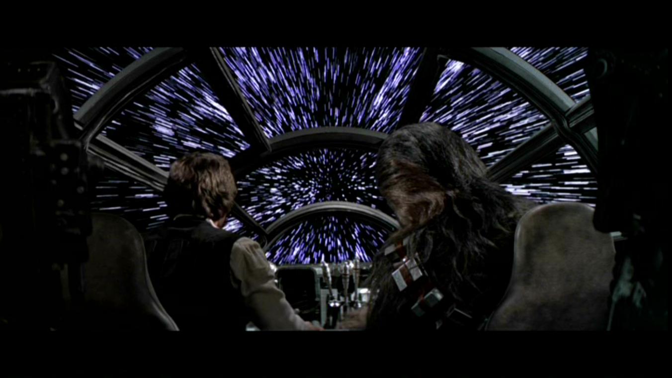 Template meme lightspeed Han Solo Chewbacca Millennium Falcon