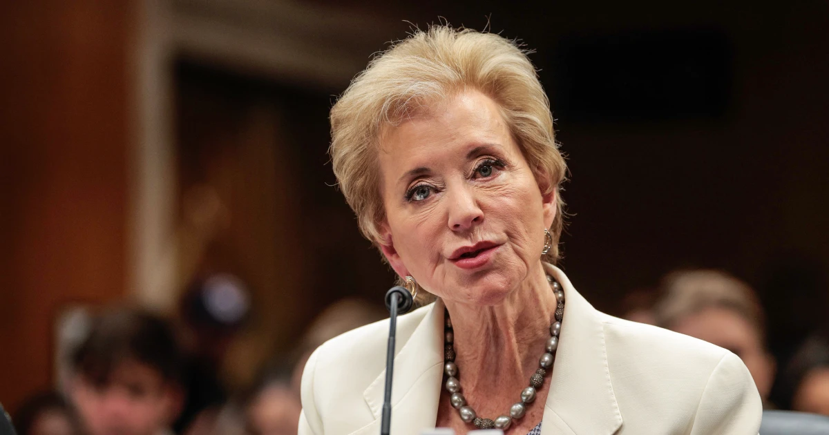 Linda McMahon meme template