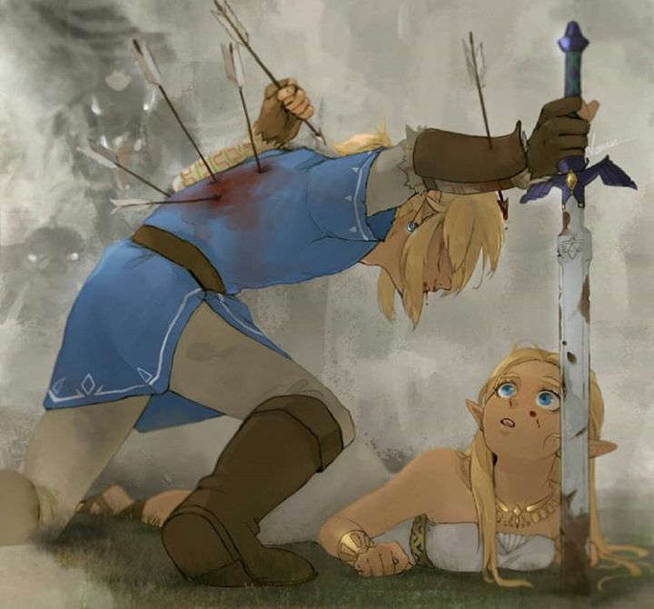 Plantilla de meme Link and zelda