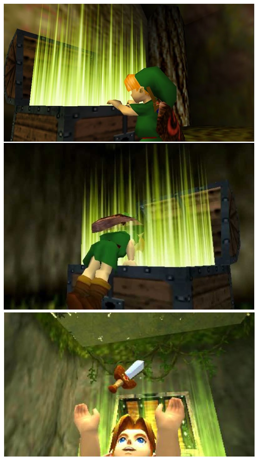 Plantilla de meme link treasure chest