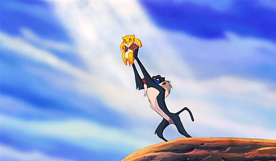 Template meme Lion King Rafiki Simba