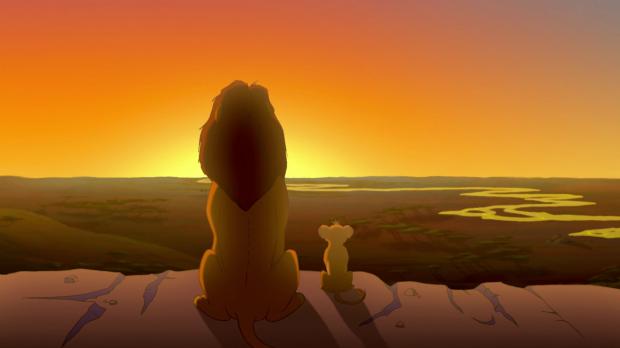 Plantilla de meme Lion King & son