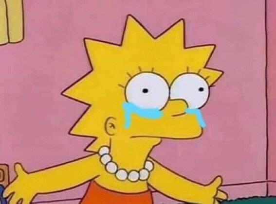 Template meme Lisa Simpson Crying