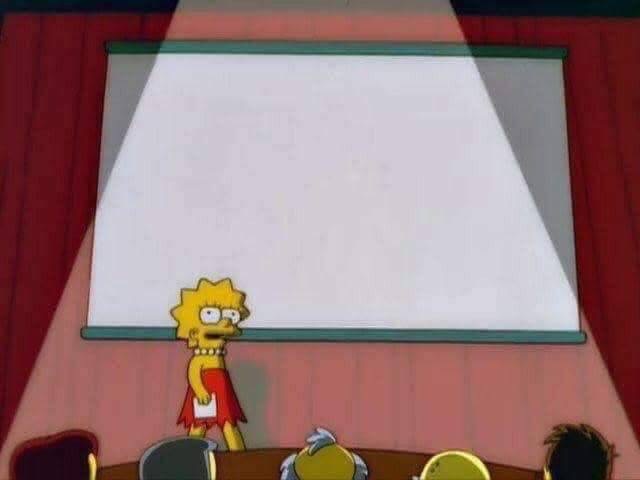 Plantilla de meme Lisa Simpson Speech