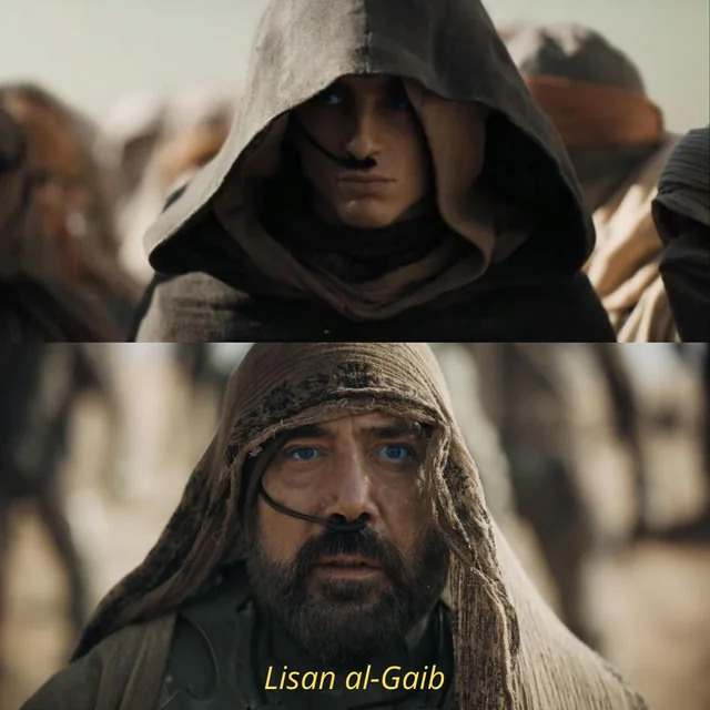 Plantilla de meme Lisan al-gaib dune messiah meme
