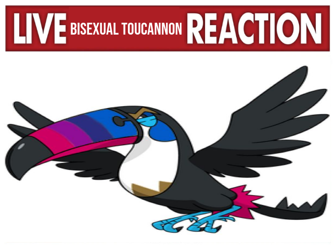 Plantilla de meme Live Bisexual Toucannon Reaction