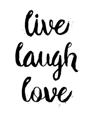 Plantilla de meme live laugh love