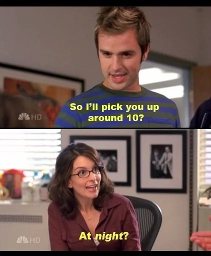 Template meme Liz Lemon At Night?