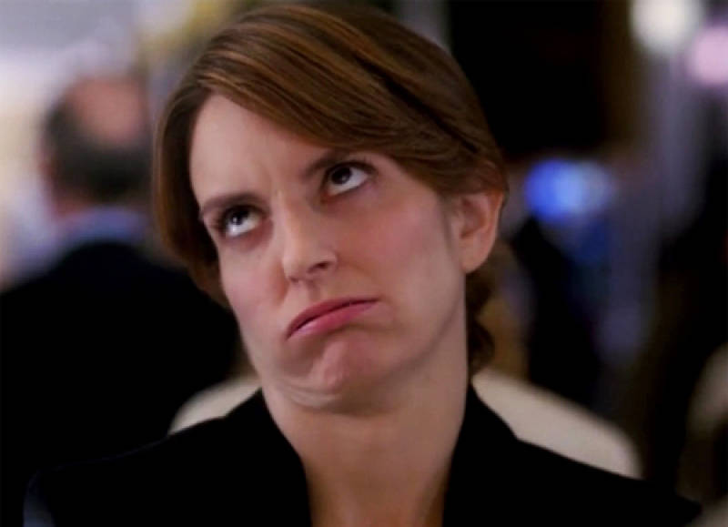 Plantilla de meme Liz Lemon eyeroll