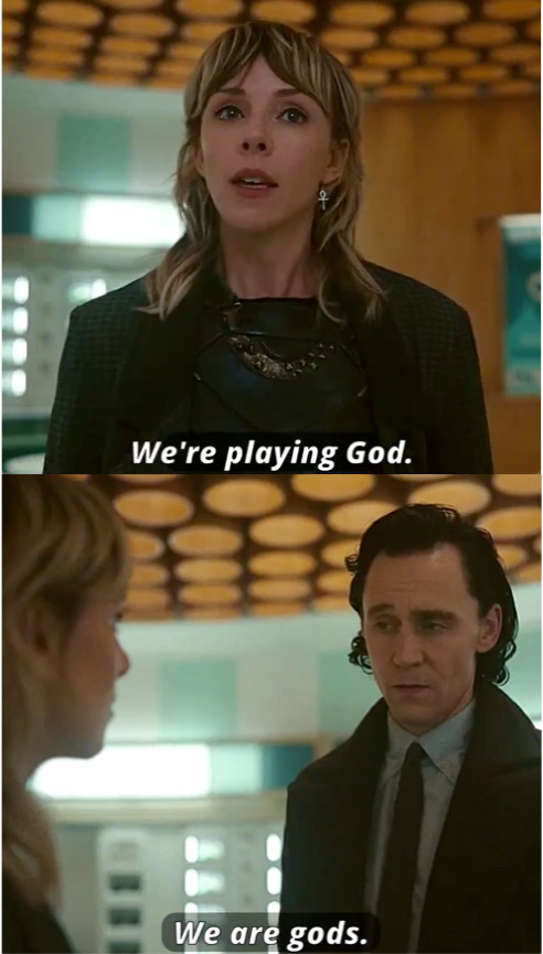 Template meme Loki and Sylvie Automat convo