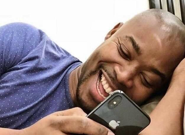 Looking at phone meme template