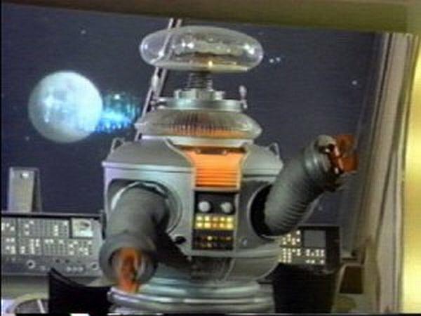 Plantilla de meme Lost in Space - Robot-Warning