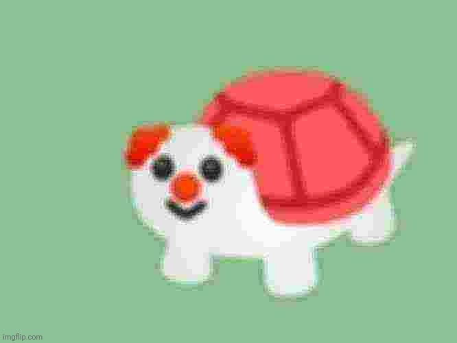Plantilla de meme low quality turtle clown