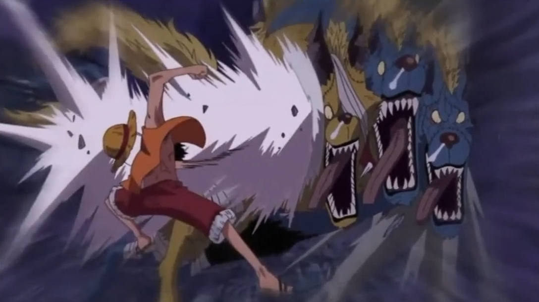 Plantilla de meme Luffy Cerberus