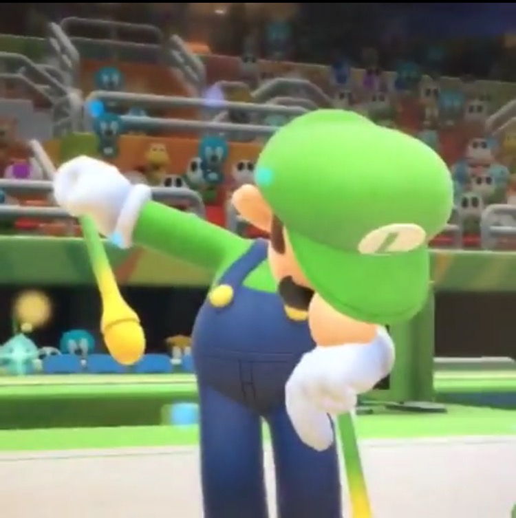 Plantilla de meme Luigi Dab