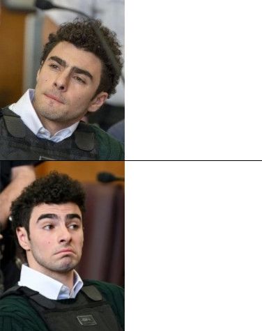 Plantilla de meme Luigi Mangione Drake