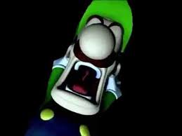 Plantilla de meme Luigi Screaming