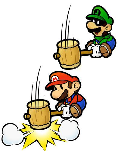 Plantilla de meme Luigi Smashes Mario