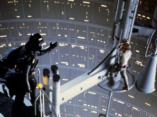 Plantilla de meme Luke skywalker and Darth Vader