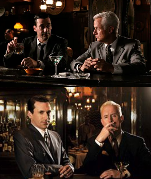 Plantilla de meme Mad Men Conversation