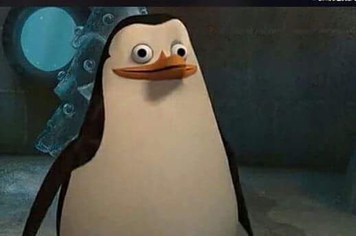 Plantilla de meme Madagascar penguin