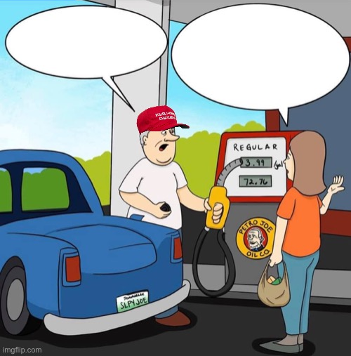 Template meme MAGA Biden gas prices