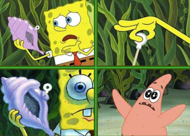 Plantilla de meme Magic Conch