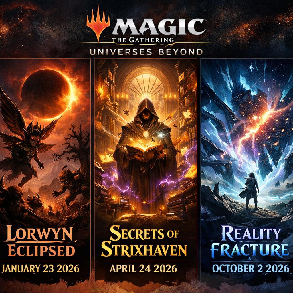 Plantilla de meme Magic the Gathering: "Universes Beyond"