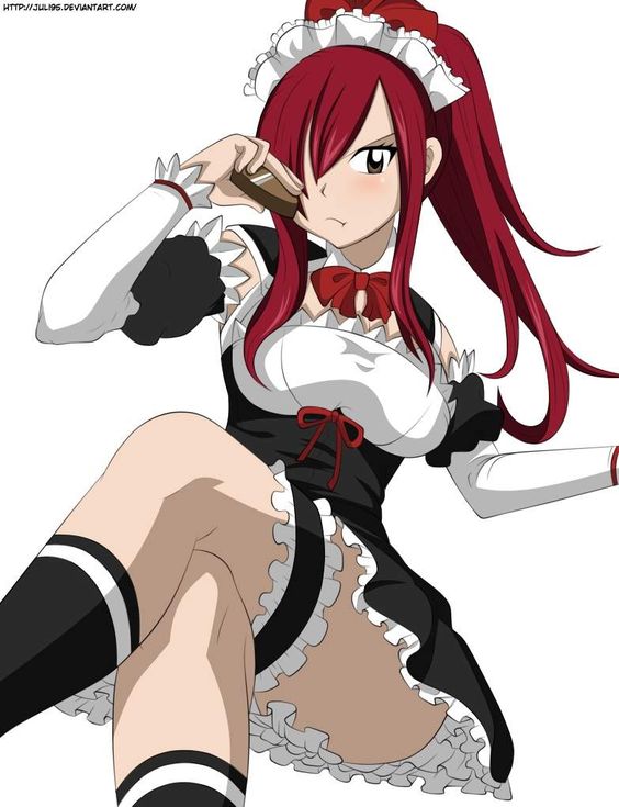 Template meme Maid erza scarlet fairy tail