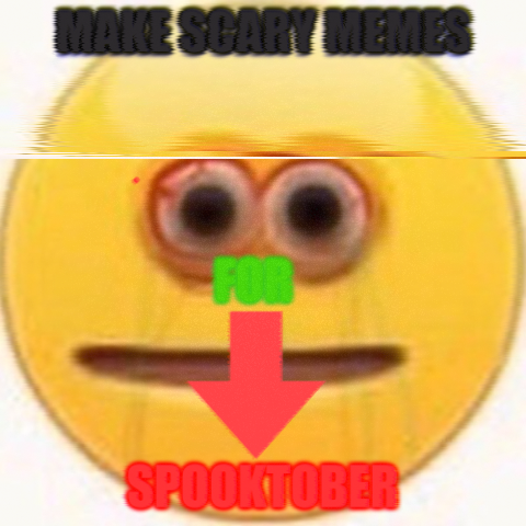 Template meme make scary halloween memes