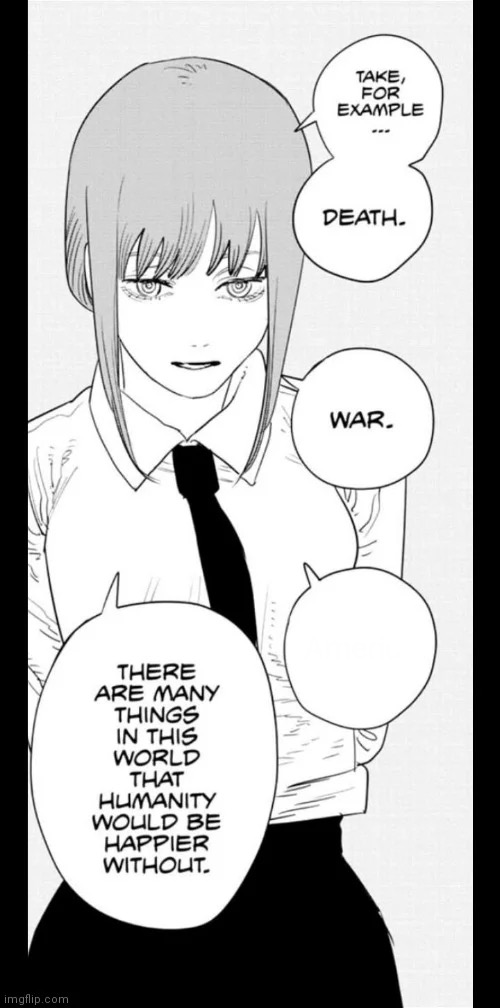Template meme Makima things That the world would be better without