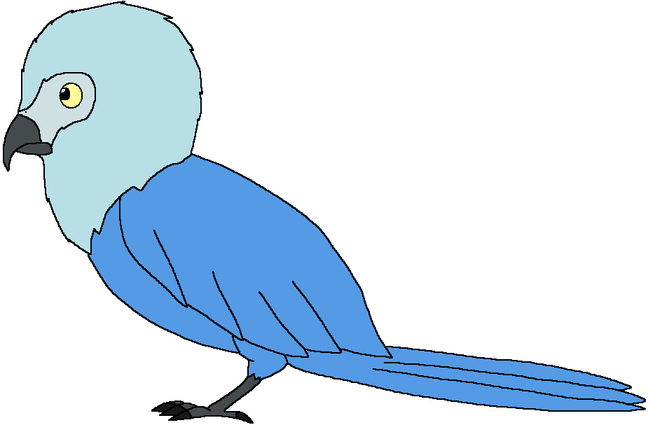 Male Spix's Macaw (Paleoverse + EOIverse) meme template