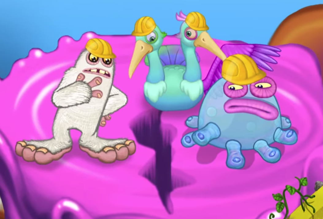 Mammott and Toe Jammer disgusted meme template