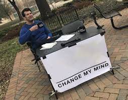 Man at Desk Prove Me Wrong meme template