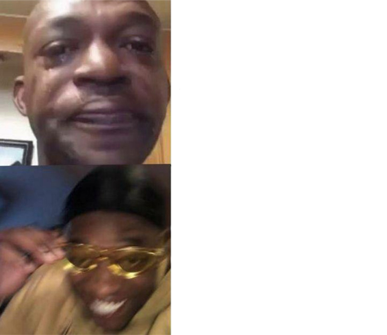 Plantilla de meme Man crying meme