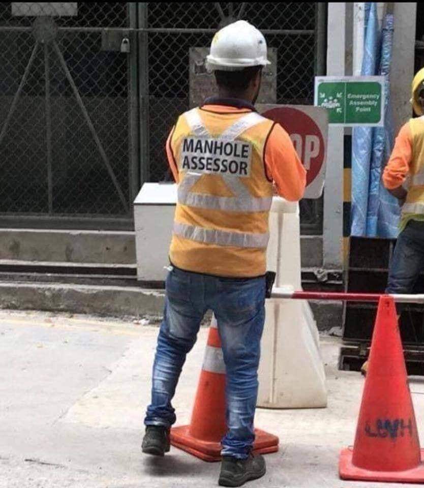 Plantilla de meme Manhole Assessor