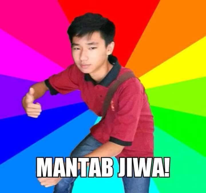 Plantilla de meme Mantab Jiwa