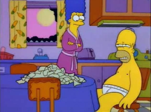 Template meme Marge I Think I'm Blind
