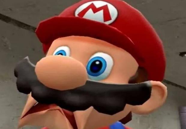 Plantilla de meme Mario WTF