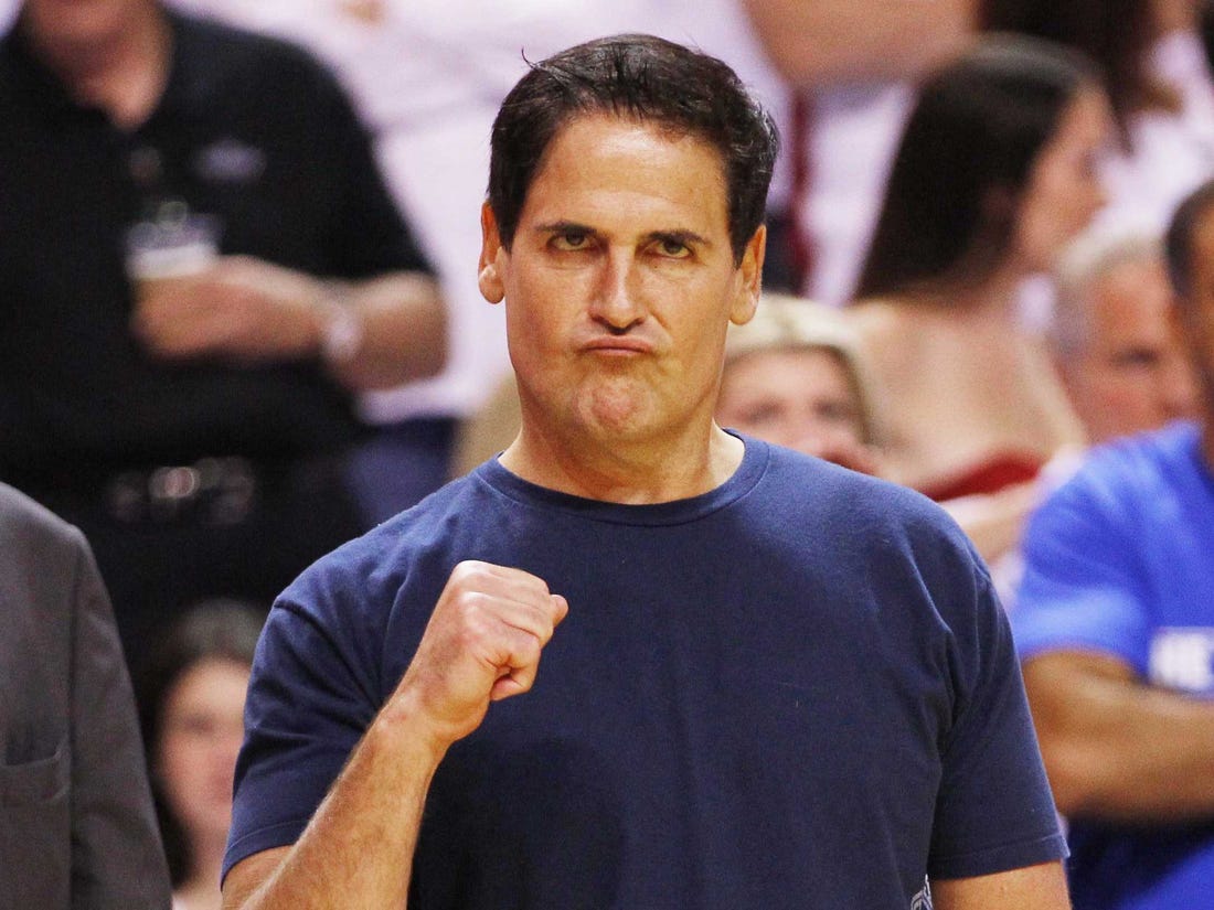 Plantilla de meme Mark Cuban Motivation