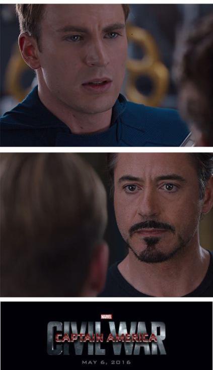 Plantilla de meme Marvel Civil War 1